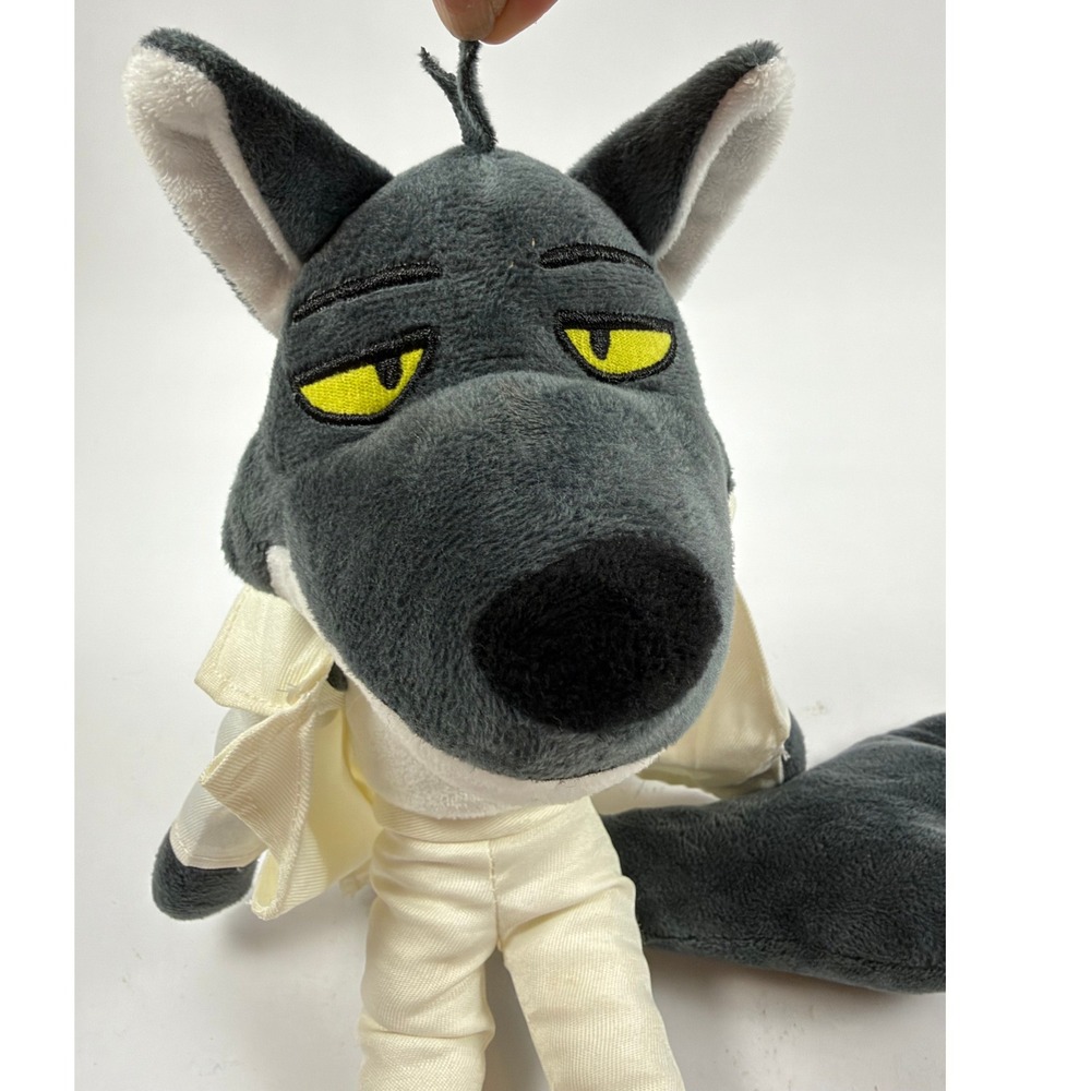 DreamWorks The Bad Guys – Mr. Wolf Plush 16" – Soft Stuffed Toy